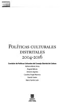 Políticas Culturales Distritales